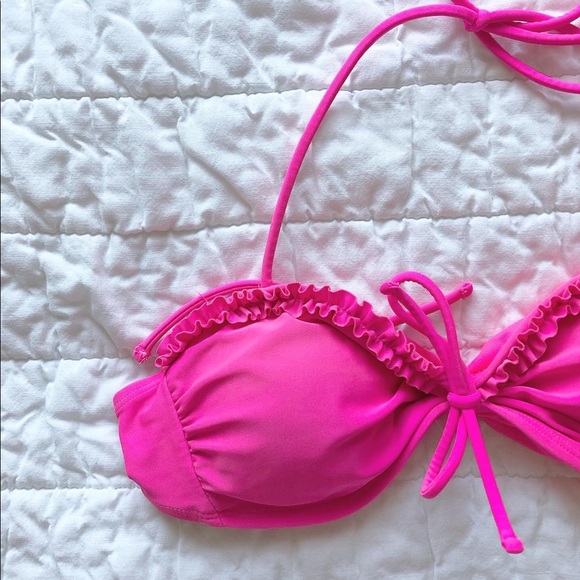 Hot pink swim top - Picture 2 of 3